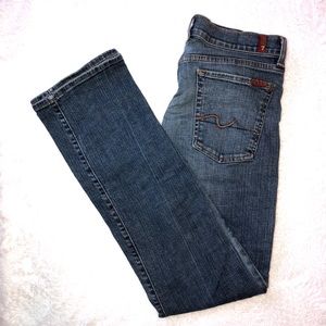 7 for all mankind boot cut jeans, size 31